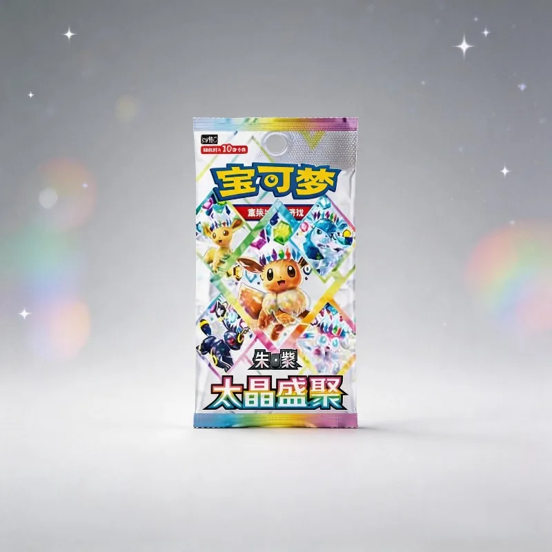 

Pokémon PTCG 18.0 Simplified Chinese Scarlet & Violet Booster Pack – Terastal Festival ex Eevee Edition – 10 Cards per Pack Game