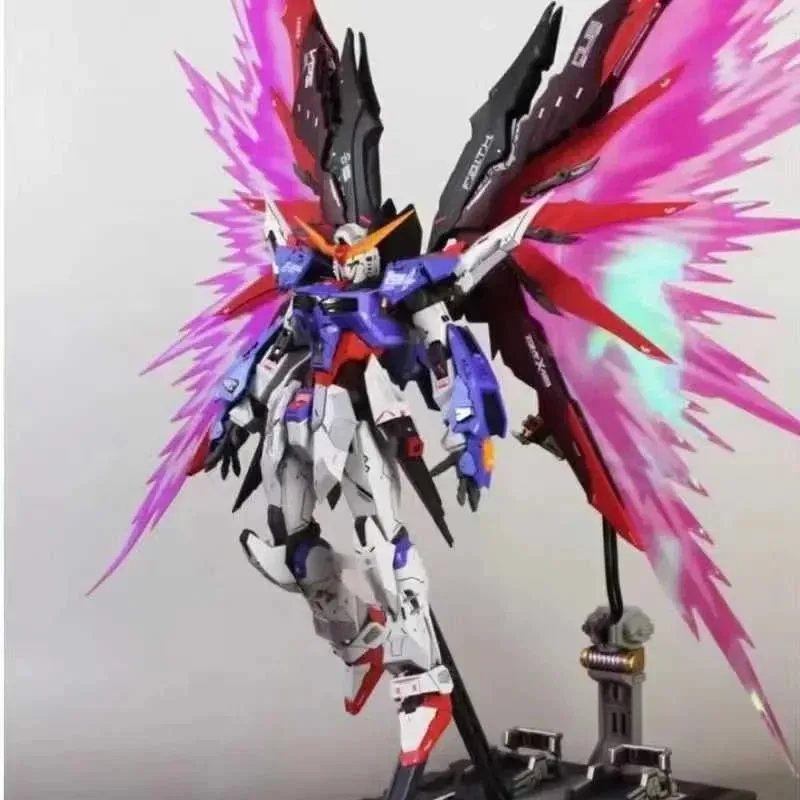 Bandai Gundam Creative Cartoon Anime Assembled Figure Free Raid Red Heretic Gold Heretic Children's Educational Game Model Toy - view 5