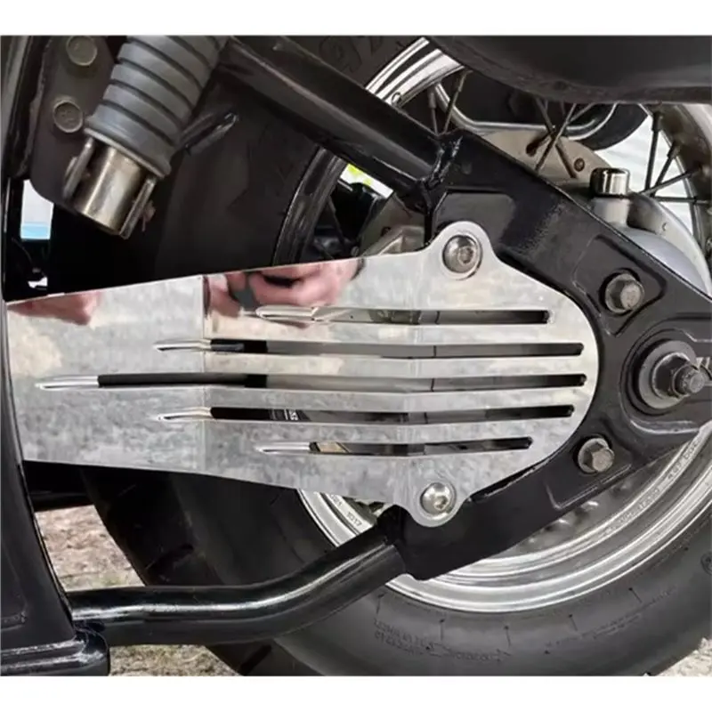 Capa protetora do eixo de transmissão do crânio cromado da motocicleta para dragstar v-star xvs650 1998-2017 xvs1100 1998-2009