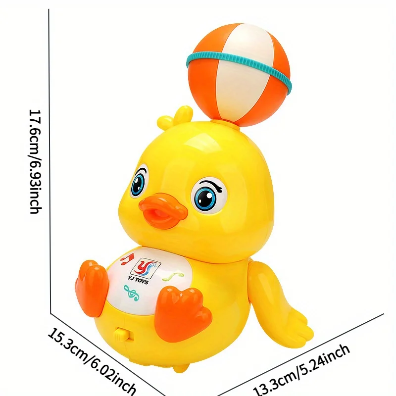 Elektrischer leichter Musikball, Ente, Zappelspielzeug – Kleinkindspielzeug für Jungen und Mädchen, Weihnachtsgeburtstagsgeschenke für Kinder, Halloween-Spielzeug