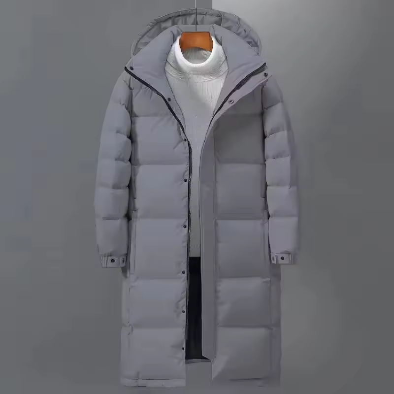 남성 긴 퍼퍼 코트