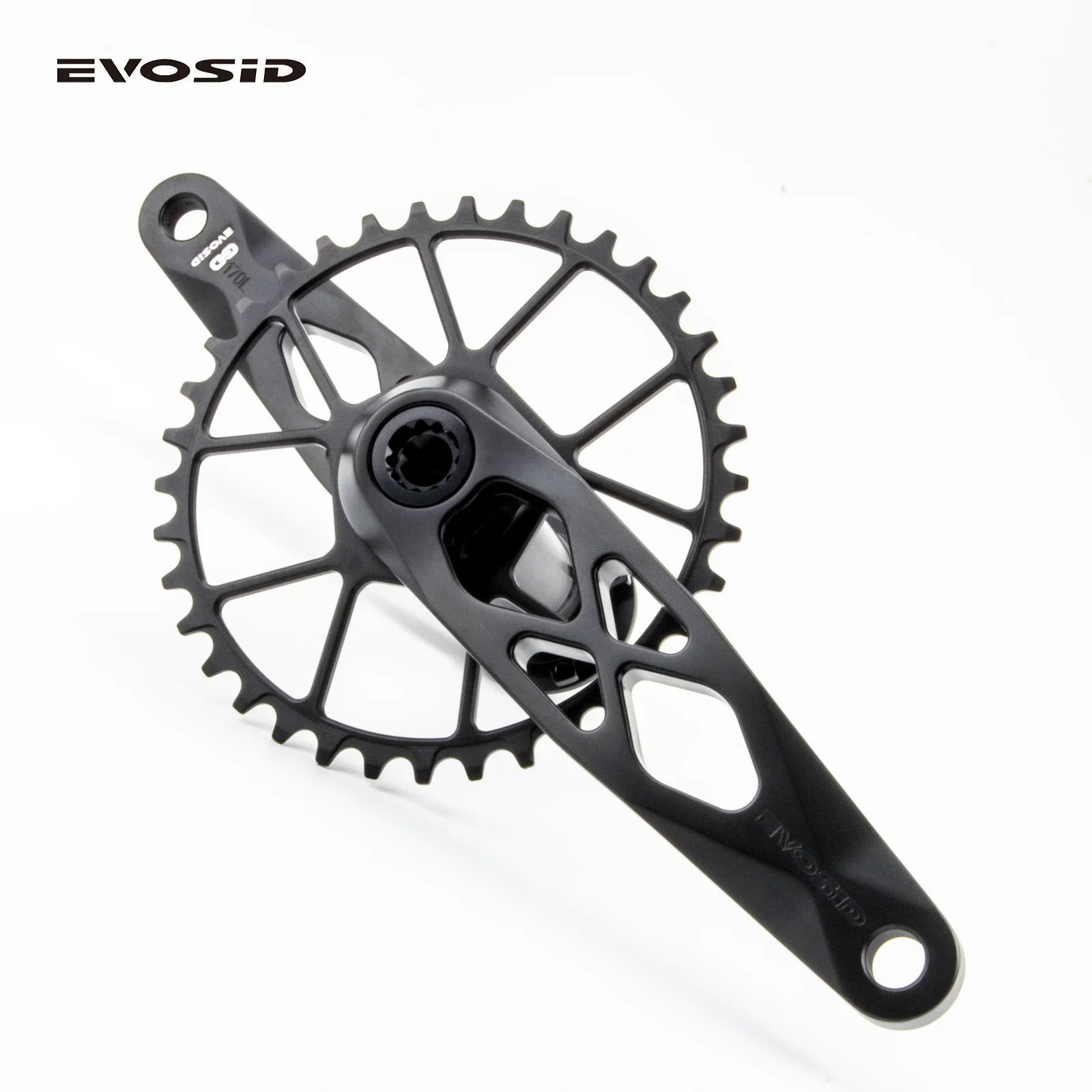 EVOSID MTB Crankset 170mm R-SPEC 165mm Trail Enduro Bicycle 34 36T Chainring 11S DUB 29 Hollow Bike Crank Spindle CNC DH AM XC