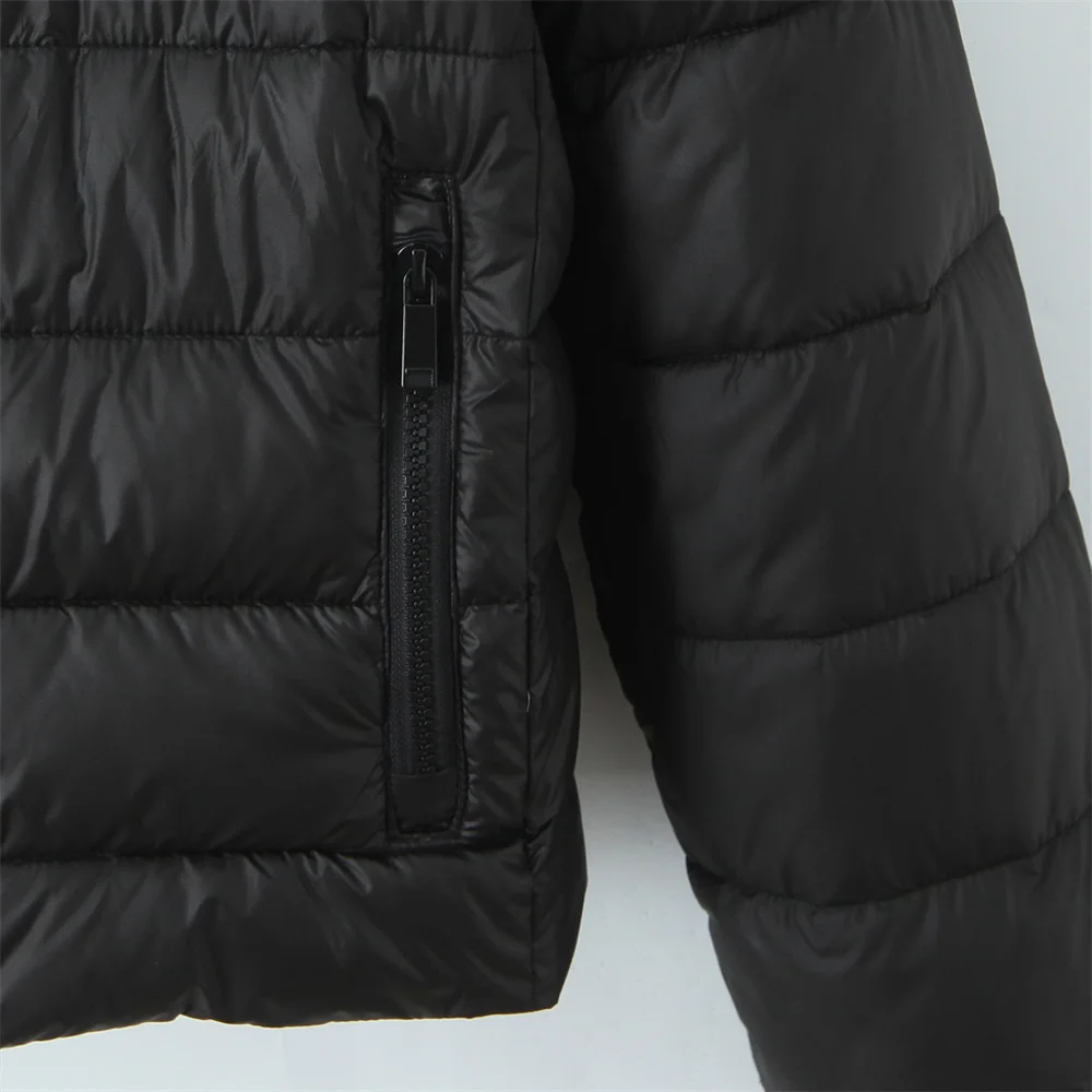 New autumn and winter women's clothing fashion versatile slim fit fashion warm hooded cotton jacket short jacket