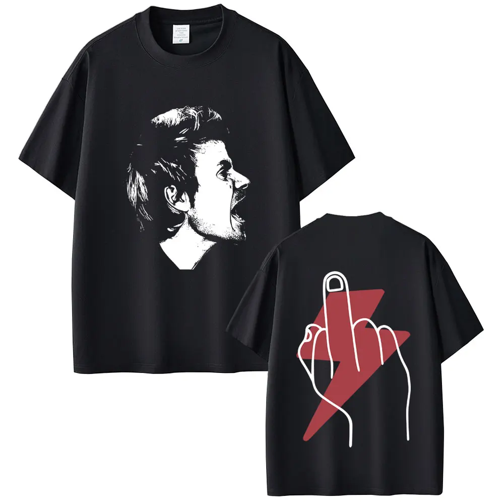 

Hot Dani Martin Face Graphic T-shirt Lo Que Me De La Gana Album T Shirts Men Women Hip Hop Rock Oversized Short Sleeve Tshirt