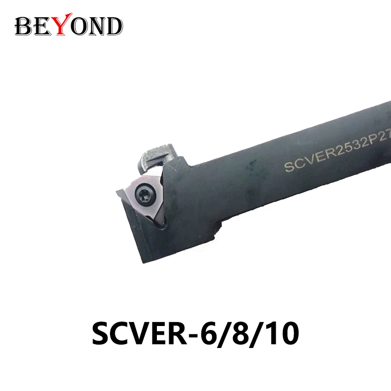 

BEYOND SCVER SCVEL SCVER2525M27-6 SCVER2532P27-8 SCVER3232P27-10 External Vertical Thread CNC Tool Bar Use 27VER 27VNR Inserts