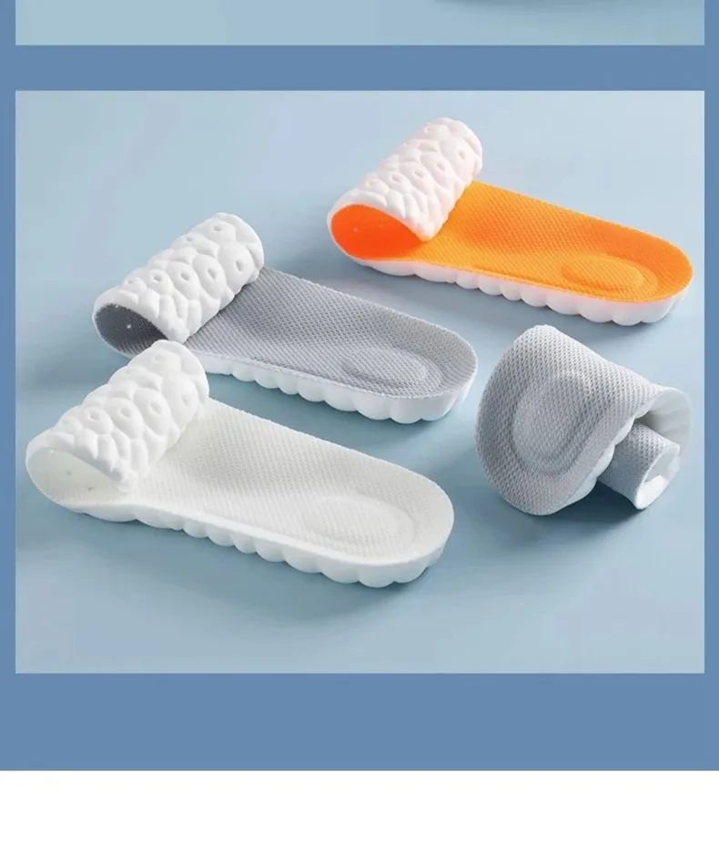 4D Cloud Einlegesohlen für Herren und Damen, stoßdämpfende Einlagen, weiche Memory-Schaum-Einlegesohlen für Schuhe, Stiefel, Sneaker, 1 Paar/3 Paar/5 Paar/8 Paar – Detail 15
