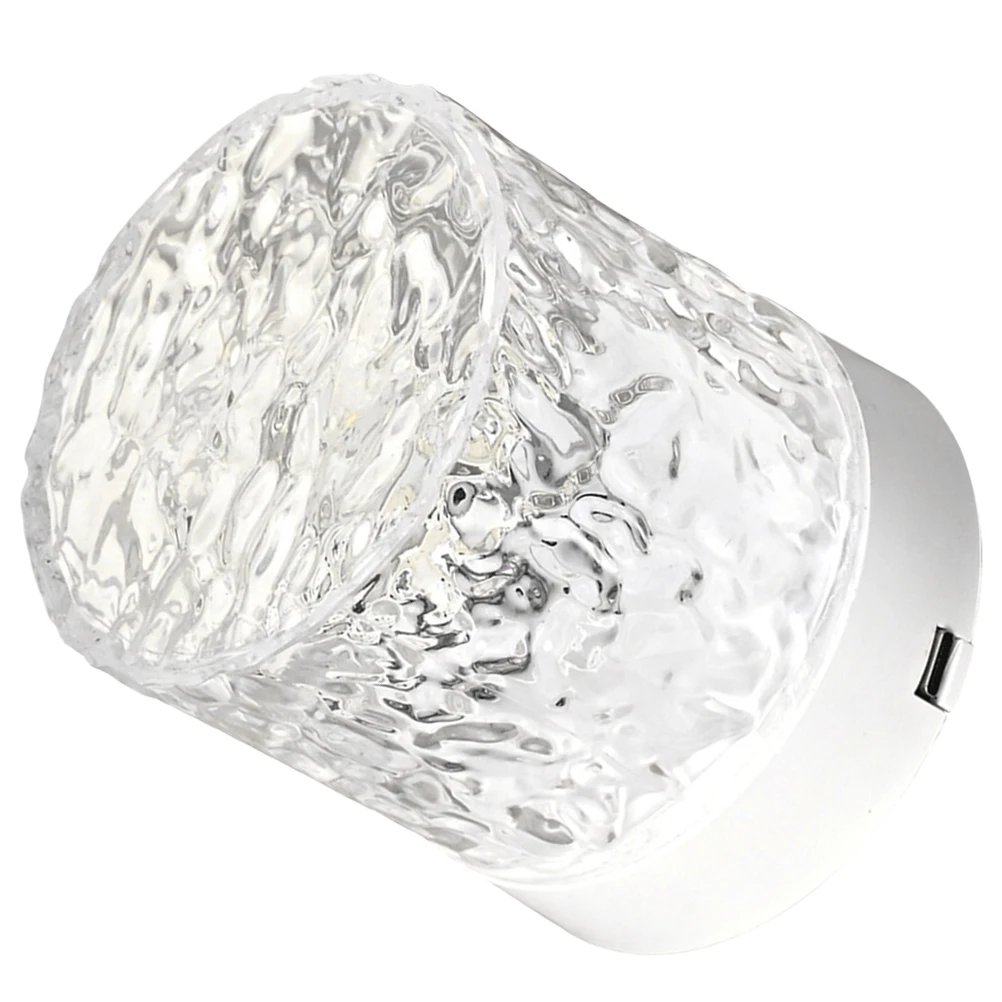 

Ambient Light USB Table Lamp Modern Small Bedside Night Light Unique Acrylic Desk Lamp for Bedroom Decorative Countertop