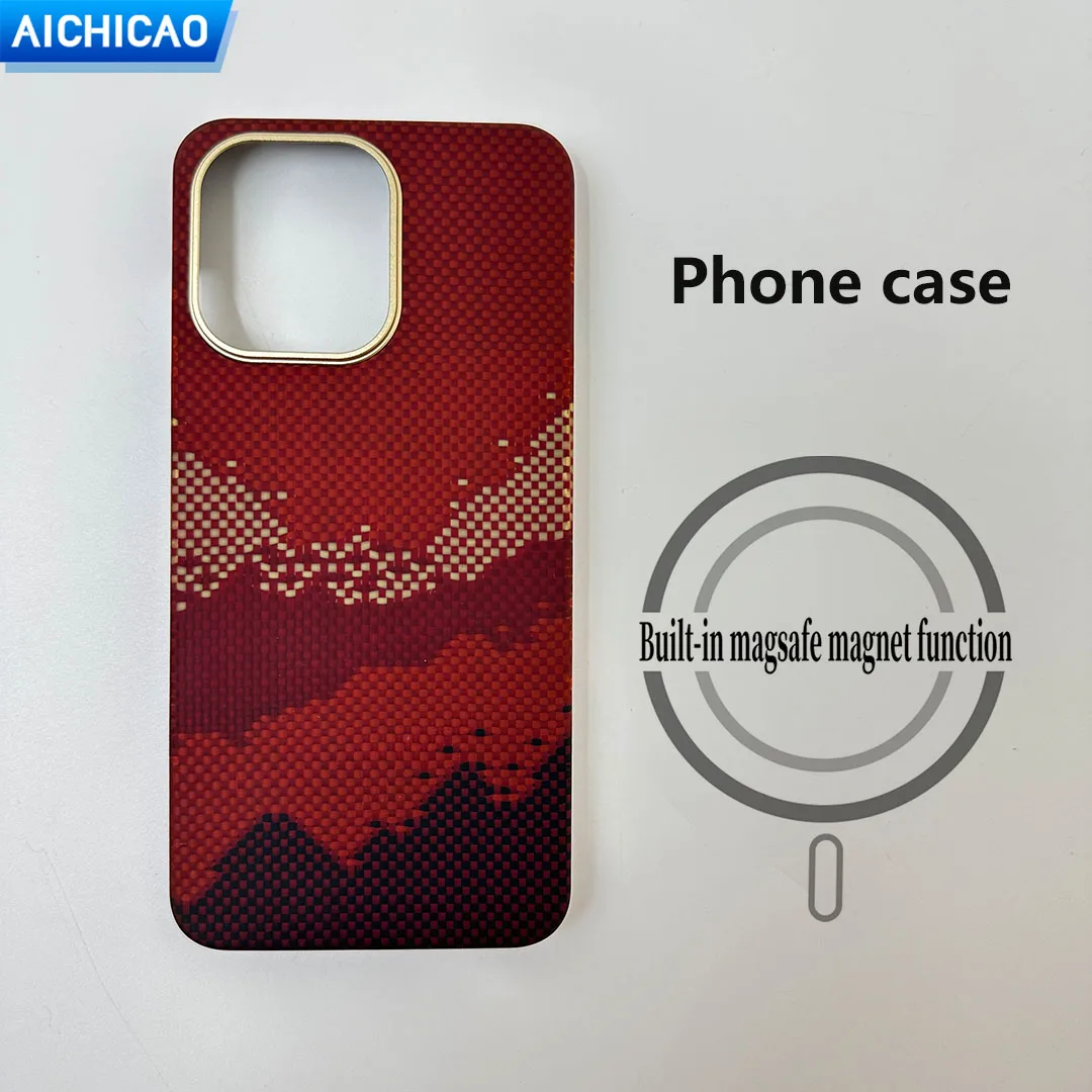 ACC-Ultra Thin Business Real Carbon Fibre Phone Case For OnePlus 13T Aramid Fiber Heat Dissipation Woven Pattern Cover