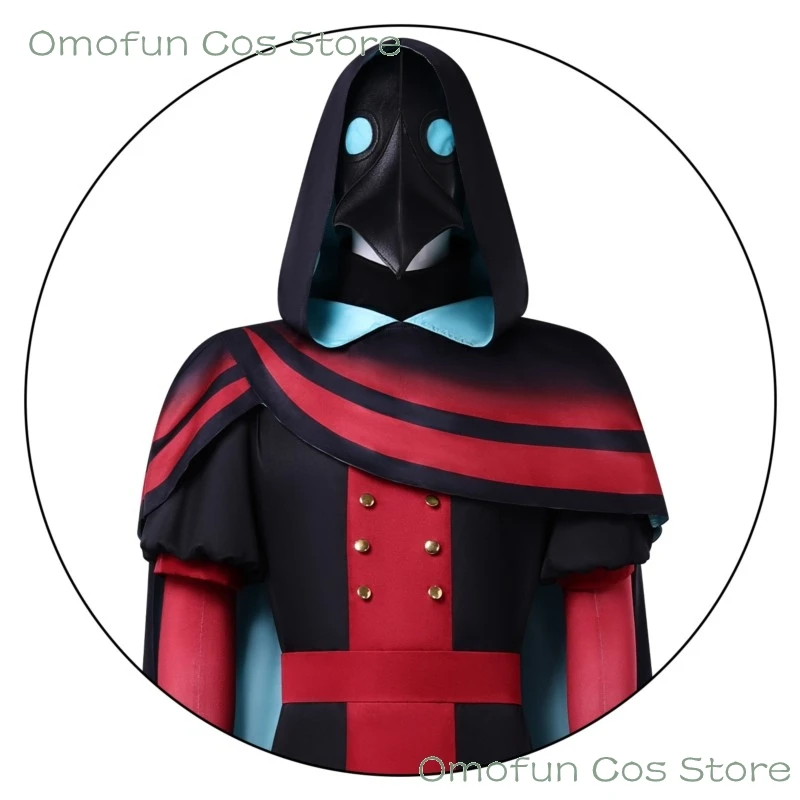 Game The freak circus Doctor Physician Plague Beak Doctor Mask Cosplay Costumes Halloween Horror Scary Outfits Clothing Roleplay view 5