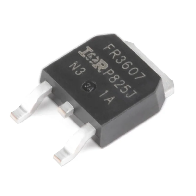 10 Brand New Original Irfr3607Trpbf Silk Screen Fr3607 To-252-3 N-Channel 60V/86A Surface Mount Mosfet Chip