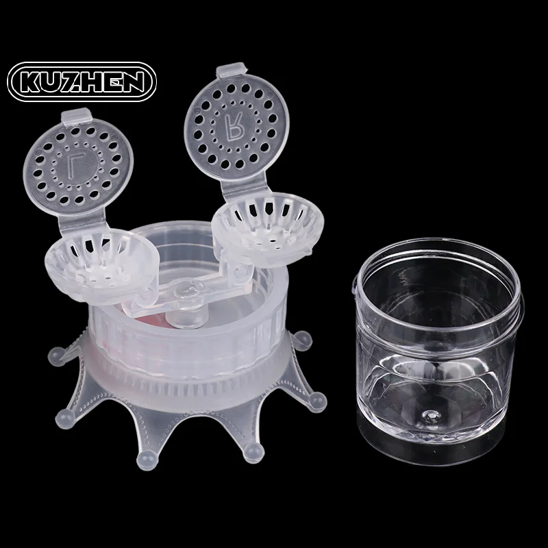 

Contact Lens Manually Washer Rotatable Type Cleaner Lens Cleaner Case Crown Beauty Pupil Storage Cleaning Container Tools