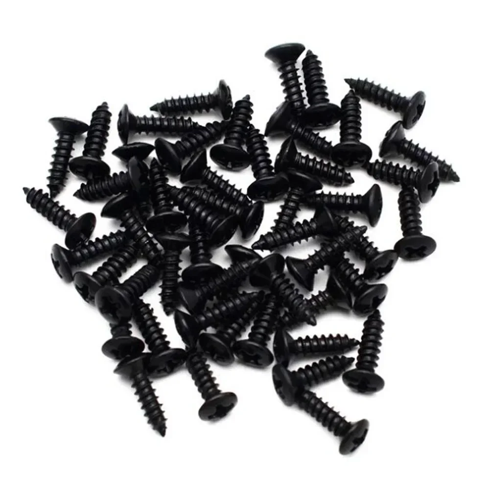 Reliable Useful Guitar Pickguard Screws Scratchplate Screws For ST Electric Guitar Guitar Pickguard With 50PCS