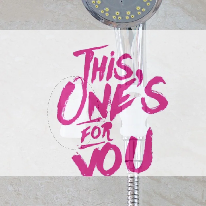 

【BA】Передвижной держатель для душевой лейки с присоской, регулируемый, многоразовый, силиконовый, без сверления, крючки для ванной комнаты, аксессуары