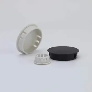 나일론 PA66 플라스틱 구멍 플러그 라운드 스냅 플레이트 고정 구멍 플러그, 가구 마감 커버 스냅온, 14mm, 15mm, 16mm, 38mm, 40mm, 45mm