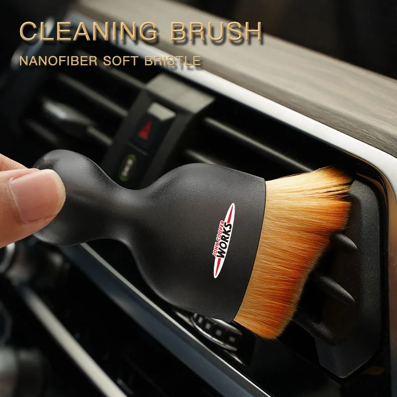 Car Dust Removal Brush Auto Interior Cleaning Tool For MINI Cooper One R60 R57 R55 R56 R53 R52 R50 R58 R59 F55 F56 WORKS