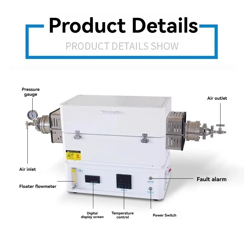 New Vacuum Tube Furnace YTGKD Laboratory High Temperature Tube Heating Resistance Muffle Furnace 1200 Degrees