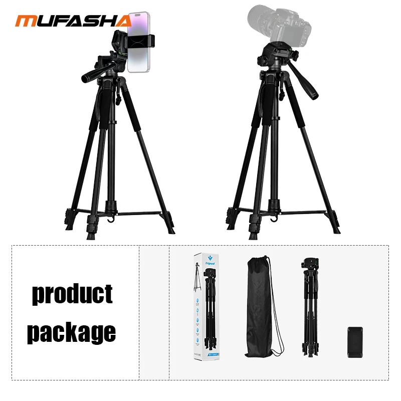 Portable Lightweight Tripod & Laser Levels Accressios With Carrying Bag and 1/4 Inch Thread