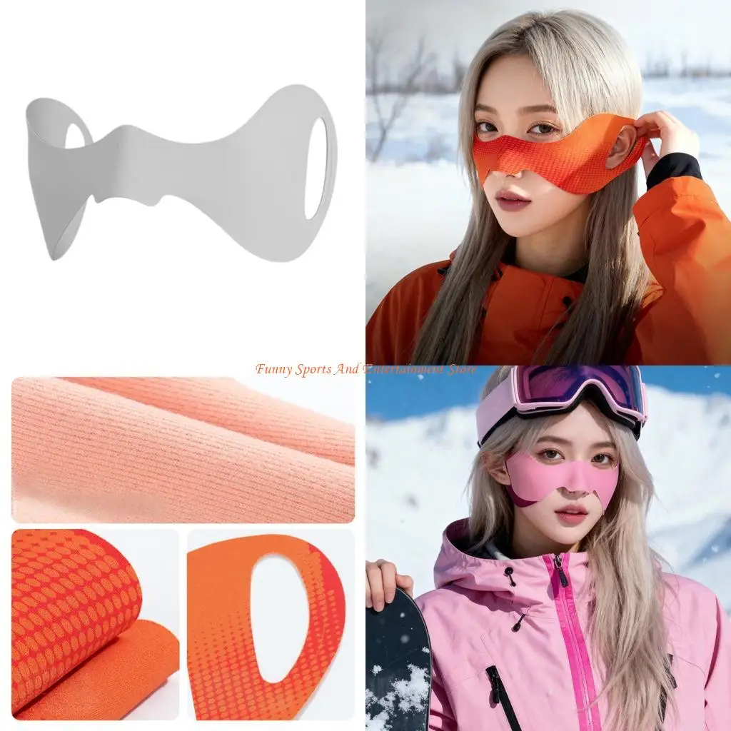 

C4DE Butterfly Ski Face Cover Nose Sticker For Winter Activity Anti Freeze Feature Comfortable And Practical Design