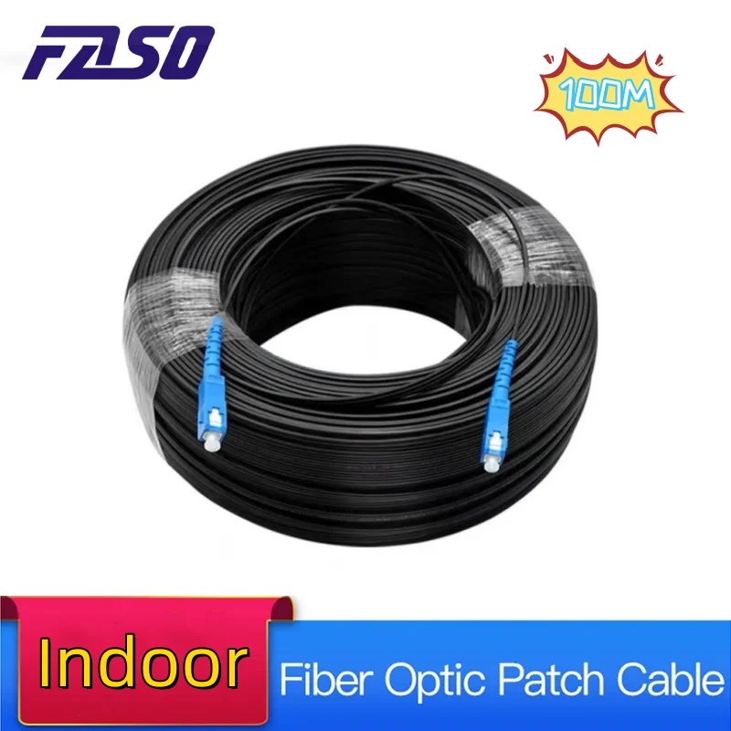 

Волоконно-оптический кабель FTTH SM G657A1, 100 м