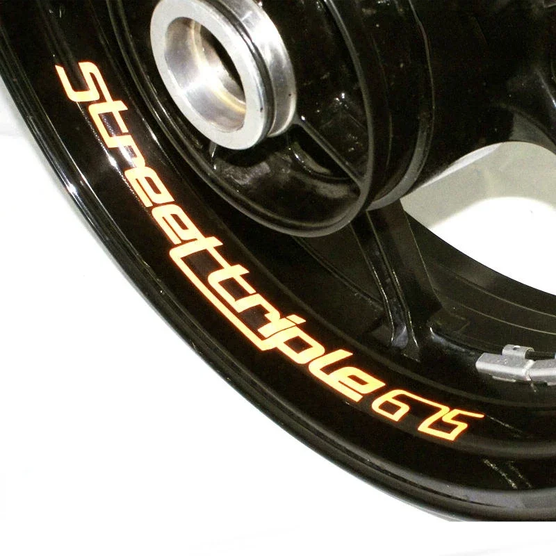 CUSTOM INNER RIM DECALS WHEEL Reflective STICKERS STRIPES FIT FOR  STREETTRIPLE 675