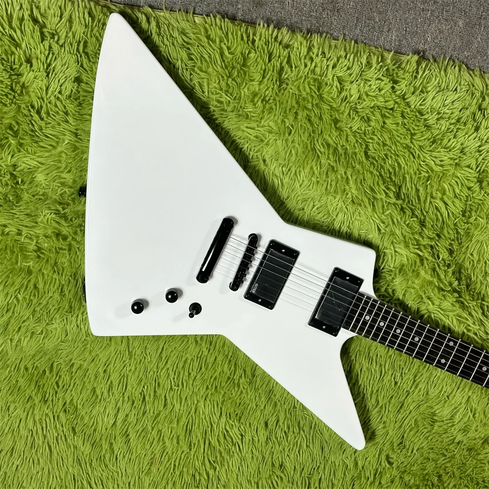 White Goose Electric Guitar BlackHardware 22 Frets guitars Mahogany body guitarra Rosewood Fingerboard electric guitars