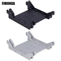 Aluminum Transmission Skid Plate for 1/10 RC Crawler Car Axial SCX10 Wraith 90018 90053 RR10 Roll Cage Gearbox Upgrade