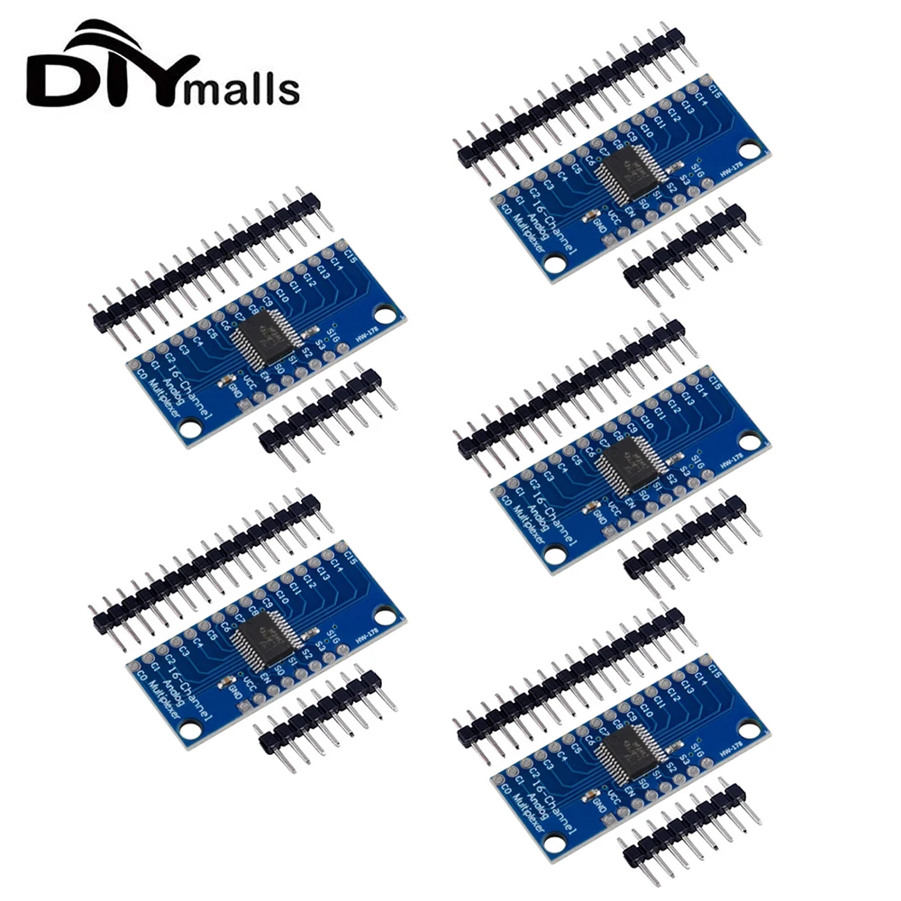 Smart Electronics CD74HC4067 CD4067 16-Channel Analog Digital Multiplexer Breakout Board Module For Arduino DIY 5/10pcs