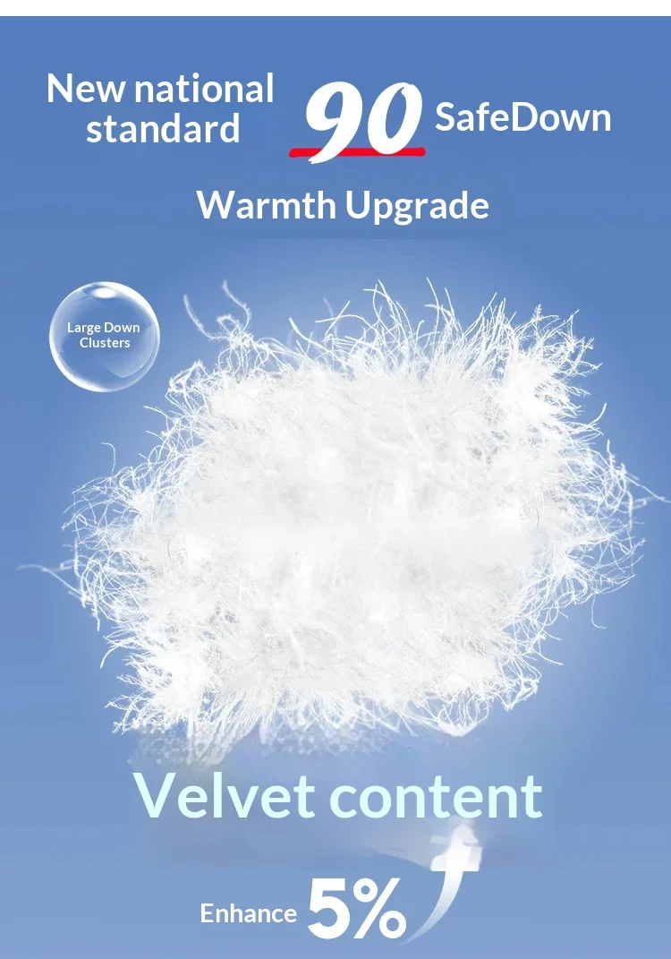 Mädchen Winter Kapuzen-Pufferjacke, mittellange, dicke, warme Daunenjacke für Kinder, einfarbig, winddichte Oberbekleidung für ältere Mädchen, Schneemantel. – Detail 3