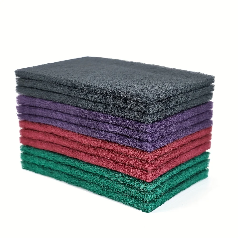 12-Piece sanded fleece pads, metal, wood, steel and stainless steel sanded fleece, sanded and polished sanded fleece