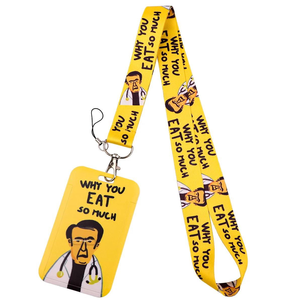 Nurse Medical Credential Holder Punk Lanyards for Key Neck Strap For Card Badge Gym Keychain Accessories Halloween Decorations