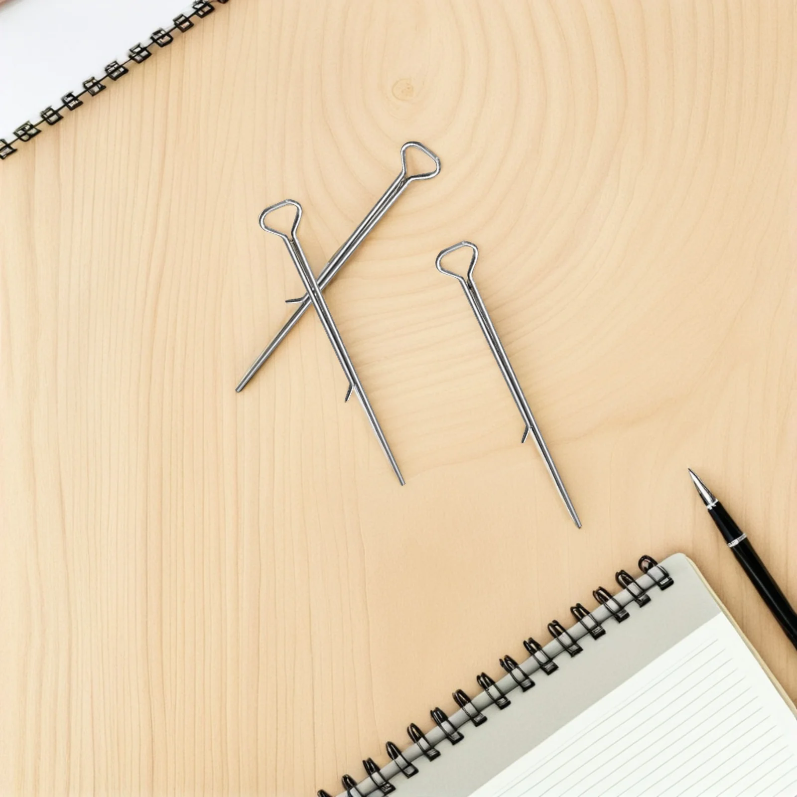 12pcs Metal Holder For Diy Making Wick Centering Tool Sturdy Carbon Steel Wick Stabilizer Clip Silver Even