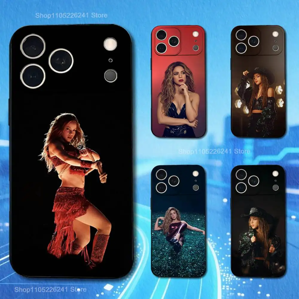 

Cool S-ShaKiras Singer For iPhone 13,17,11,12,16,14,15,Plus,Pro Max,XS,X,XR,SE,Mini,8,7,Soft Silicone Black Phone Case