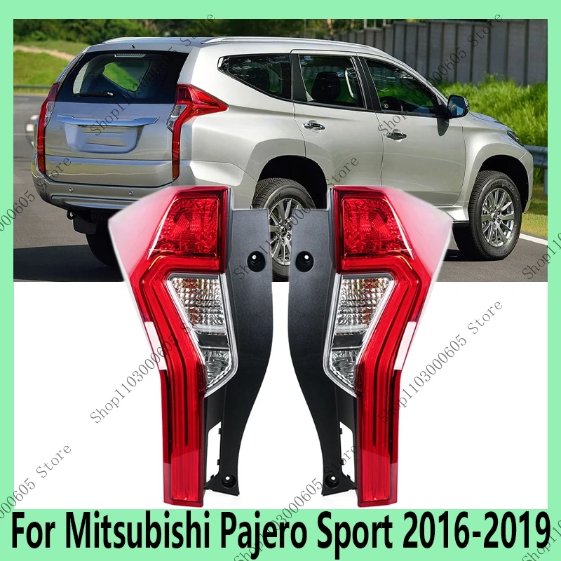 

Для Mitsubishi Pajero Sport 2016-2019 автозапчасти светодиодный задний фонарь в сборе дальнего света дальнего света сигнальный фонарь заднего хода