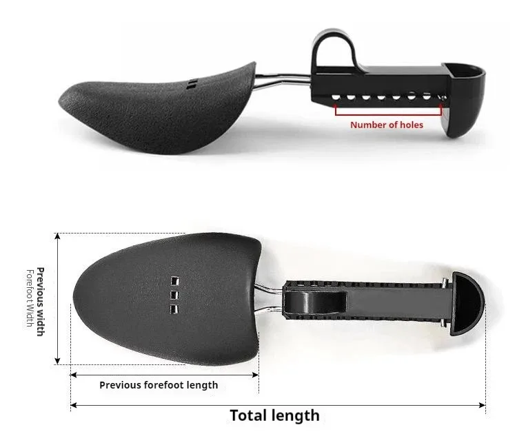 1 Paar/2 Paare Verstellbare Schuhspanner Anti-Knitter Schuhschoner Schuhformer für Sneaker und Freizeitschuhe – Detail 2