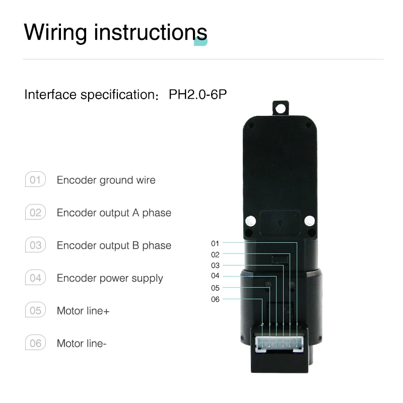 TT DC 3V-6V Gear Reduced Motor with Encoder Single Dual Shaft 1:45 Gear Motor for DIY Smart Robot Car