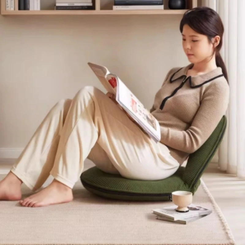 

Foldable Tatami Backrest Chair, Small Space Lazy Sofa, Single Bay Window Sofa, Bedside Seat for Home, Compact Lounge Chair
