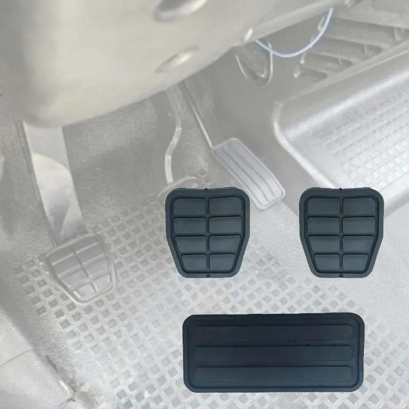 Juego de almohadillas de Pedal de goma, acelerador de freno de embrague para Vw Transporter T4 Golf Jetta, Audi Coupe, Seat Alhambra, 3 uds.