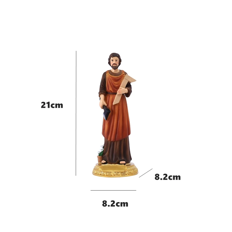 Classical Carpenter St. Joseph statue home Catholic desktop ornament home decoration