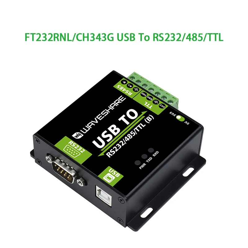 Industrial Isolation FT232RNL/CH343G USB To RS232/485/TTL Serial Port Interface Converter
