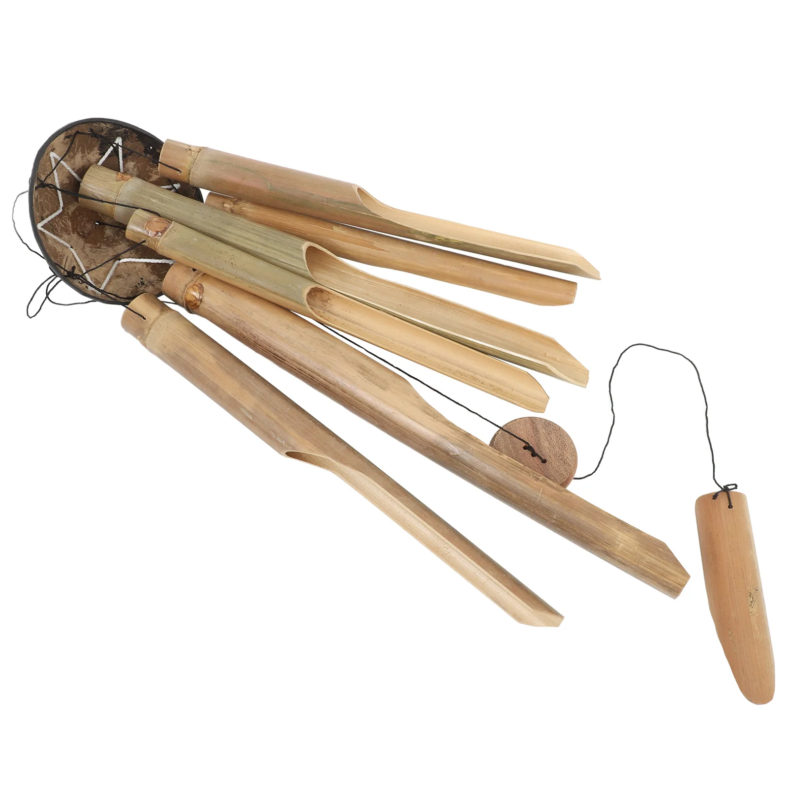 

Bamboo Wind Chimes Outdoor Wooden Windchimes Large Deep Tone Patio Garden Balcony Yard Style Large Wind Chimes