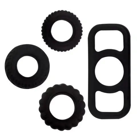 Soft Silicone Penis Cock Ring Set Male Ball Scrotum Stretcher Penis Lock Cock Ring Delay Ejaculation Enlargement Sex Toy  18+