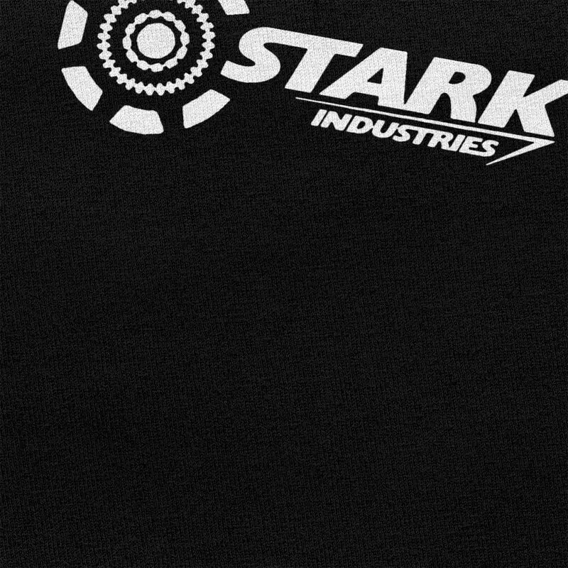 مخصص رجالي شركة الحديد ستارك الصناعات تي شيرت قصير الأكمام القطن بلايز الكلاسيكية تي شيرت الترفيه تيز ملابس فضفاضة تناسب #4