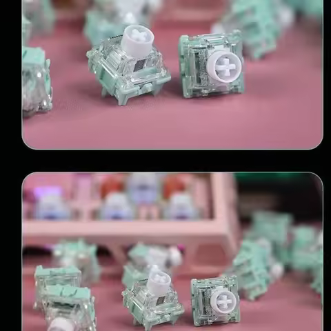 GATERON Magnetic Jade Ultra Switch HIFI Custom Magnetic Gaming Keyboard Linear Switches Freely Setting pre-travel Hall Sensor