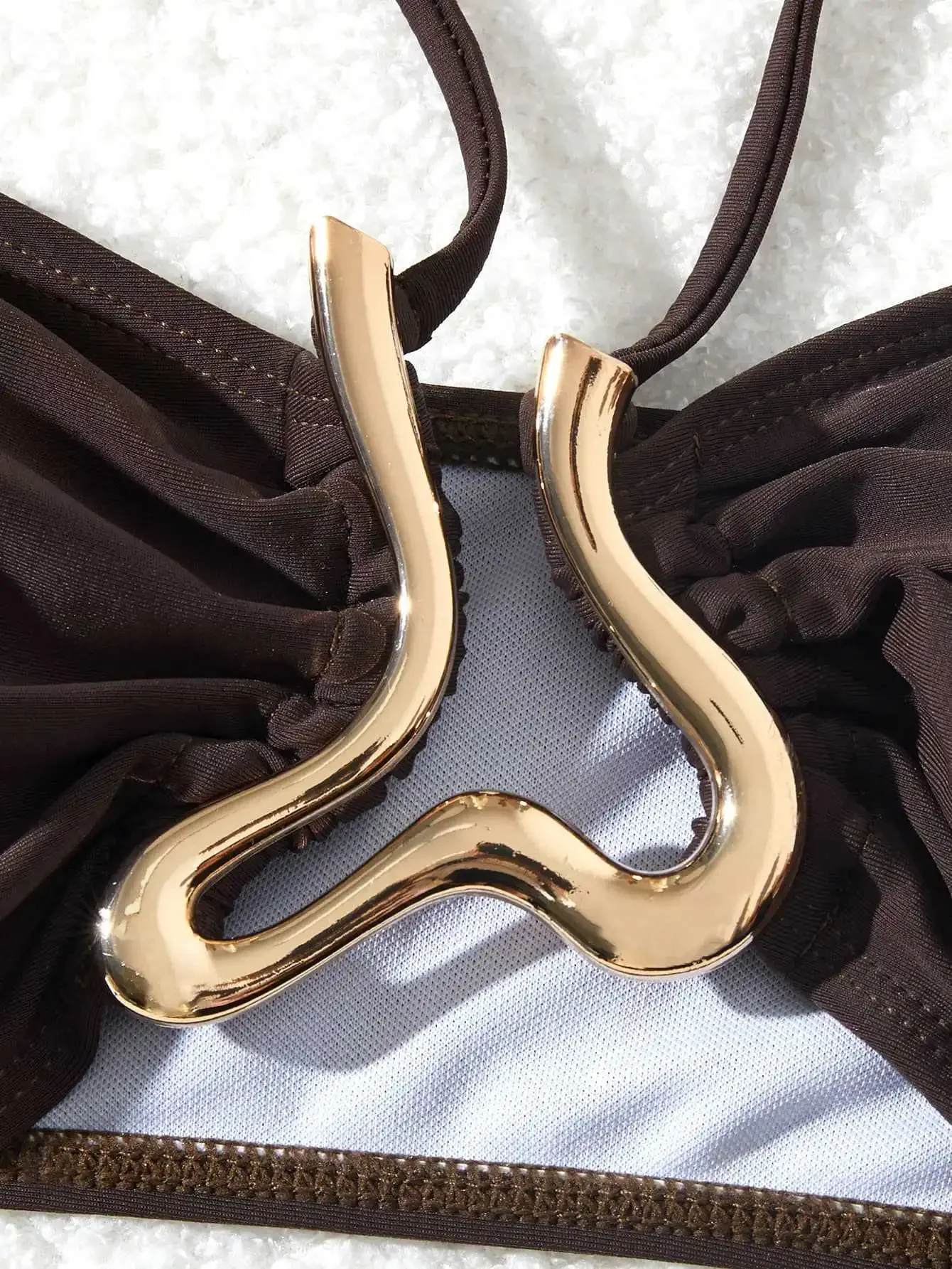 ชุดบิกินี่แบบ Bandeau 3 ชิ้น ชุดว่ายน้ำเซ็กซี่สำหรับผู้หญิง ชุดเดรสยาว ชุดว่ายน้ำ ชุดคลุมชายหาด สำหรับผู้หญิง รุ่นใหม่ ปี 2025