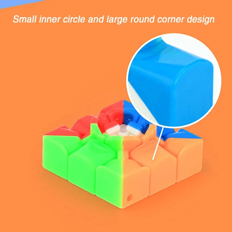 3 centimetri Mini 3x3x3 Cubo Magico Portachiavi Giocattoli Educativi Professionali Portachiavi Cubo Magico Puzzle Per Bambini Giocattoli Educativi