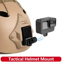 Base de montaje de casco táctico de aleación de aluminio para GoPro Hero 13 12 11 10 9 8 Insta360 SJCAM AKASO DJI Osmo accesorios de Cámara de Acción