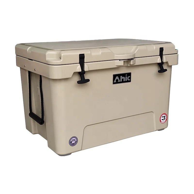 Custom Large Size 75L Factory Rotomolded PE Cooler Box Insulated Thermal Outdoor Portable Food Cans For Hunting & Fishing