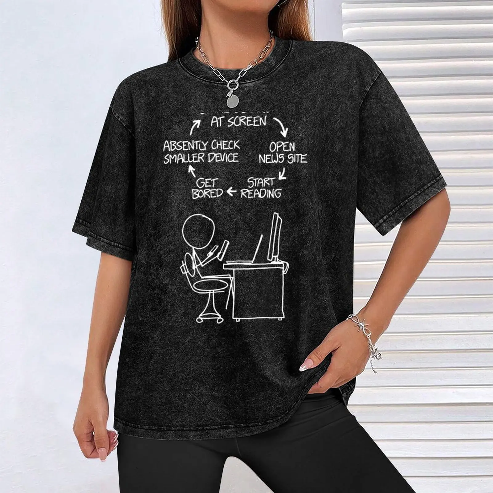 Camiseta xkcd loop49 para hombre, ropa estética de moda coreana, camisetas gráficas para fanáticos del deporte