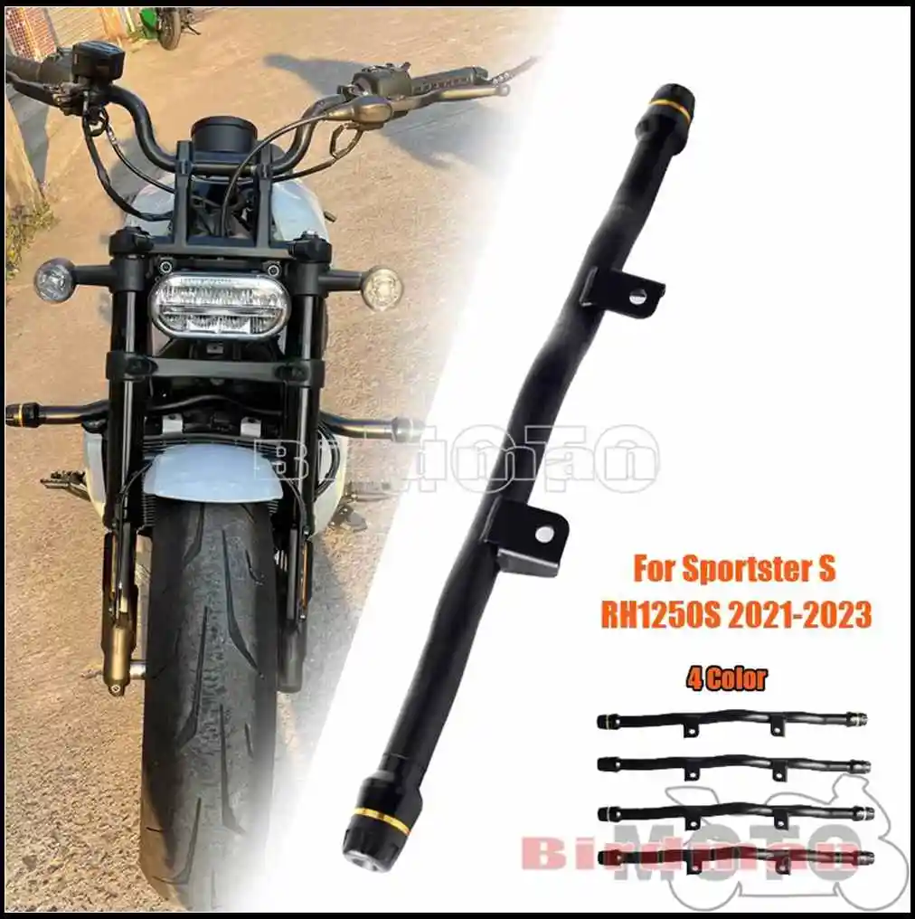 

For Harley Sportster S RH1250S RH1250 2021 2022 2023 Motorcycle West Coast Style Crash Bar Highway Peg Engine Bumper Guard Frame