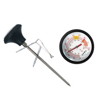 Stainless Steel Thermometer Clip Kitchen BBQ Meat Grilling Cooking Accurate Steak Pizza Milk Temperature Measurement